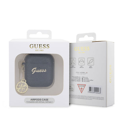 Airpods Kılıf GUESS Glitter 4G Charm Kılıf