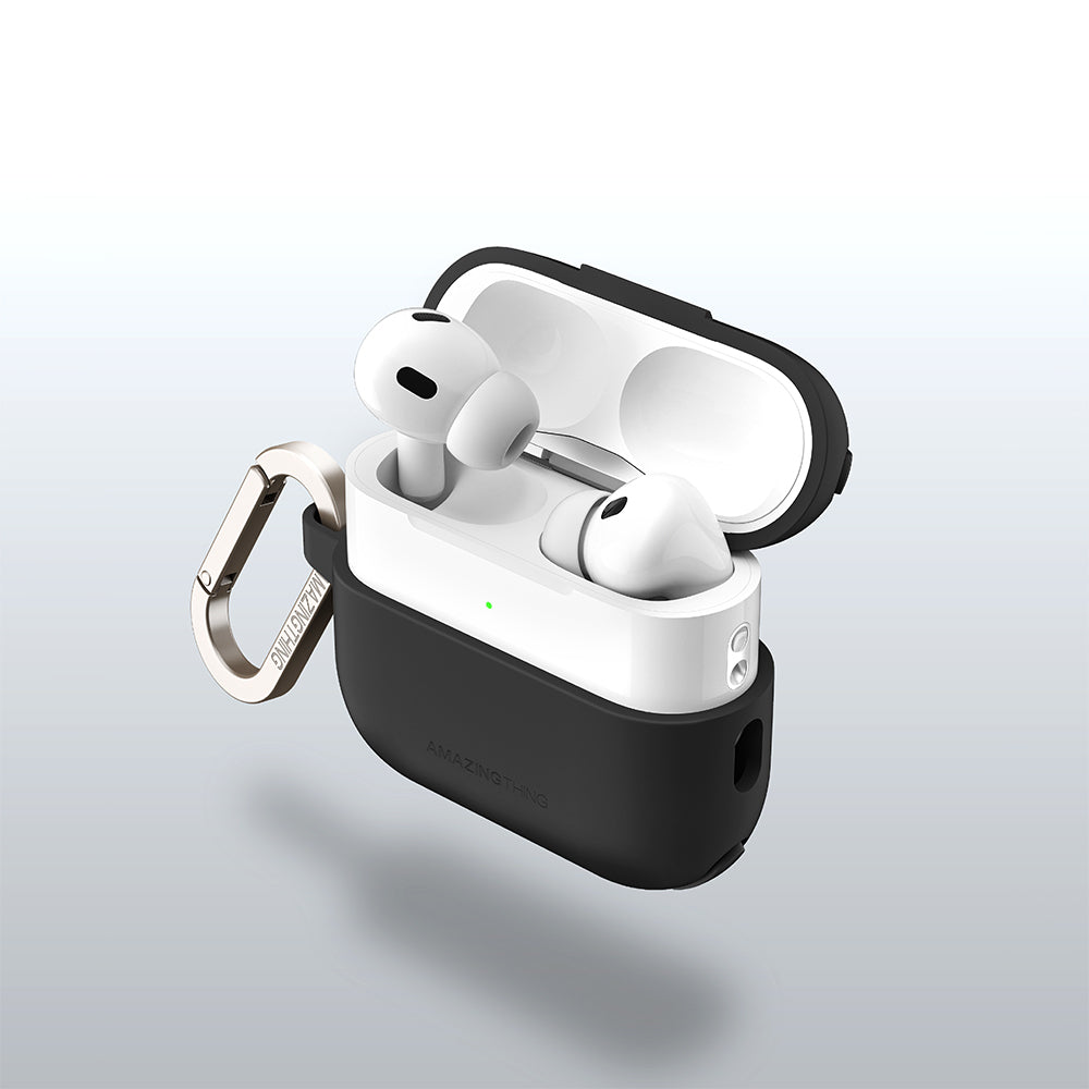 Apple Airpods Pro 2 Amazingthing Airbag Köşe Tasarımlı Omni Serisi Silikon Kapak Pembe