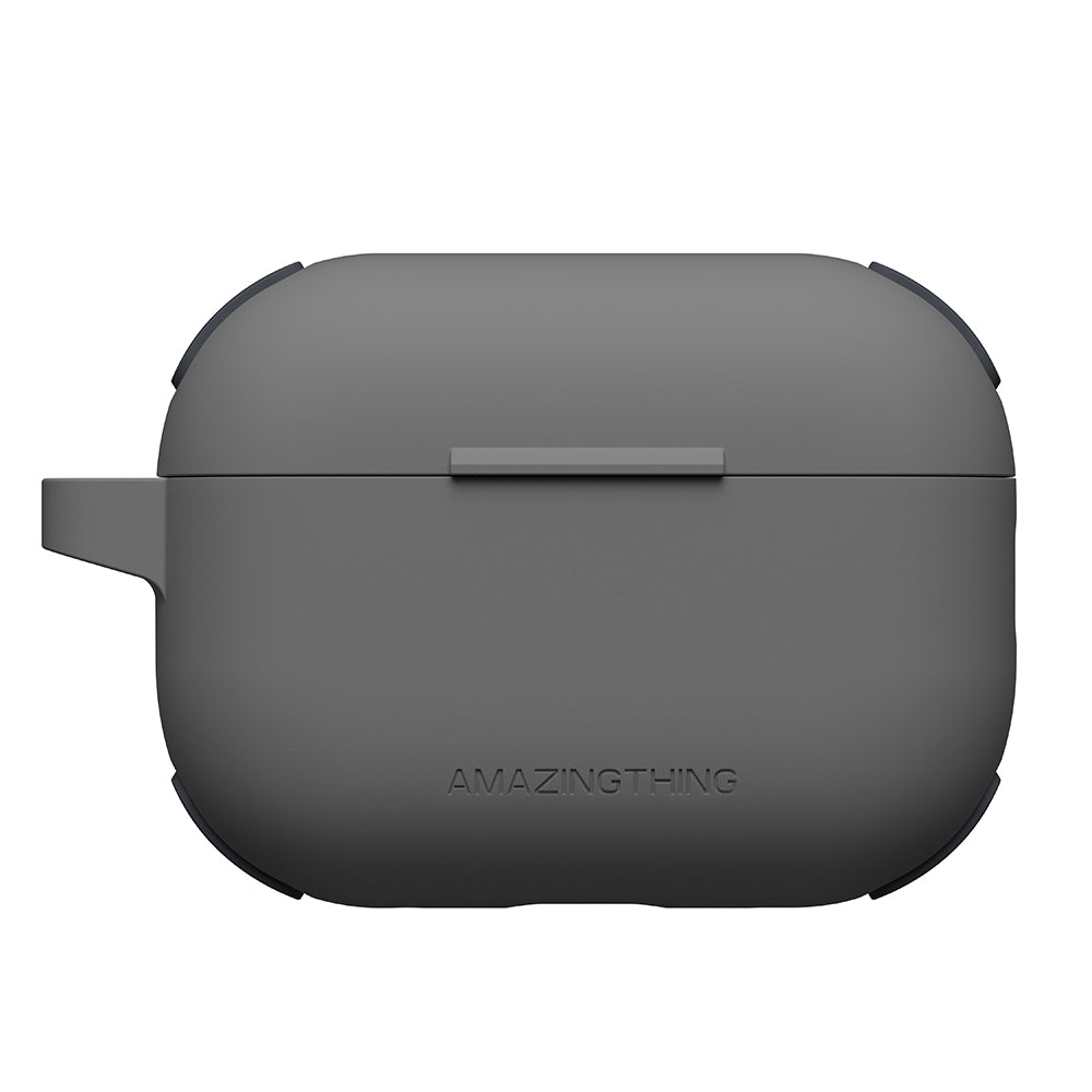 Apple Airpods Pro 2 Amazingthing Airbag Köşe Tasarımlı Omni Serisi Silikon Kapak Siyah