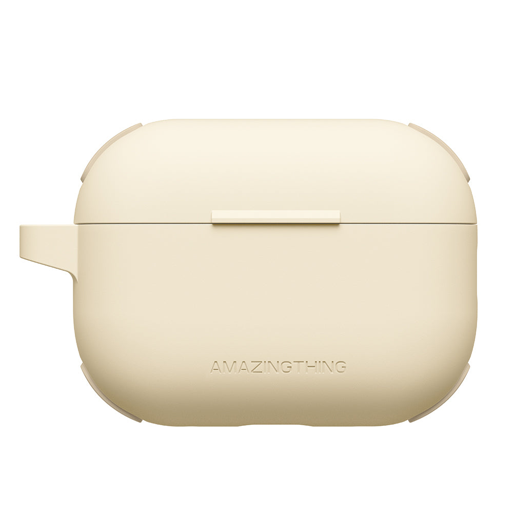 Apple Airpods Pro 2 Amazingthing Airbag Köşe Tasarımlı Omni Serisi Silikon Kapak Desert Titanyum