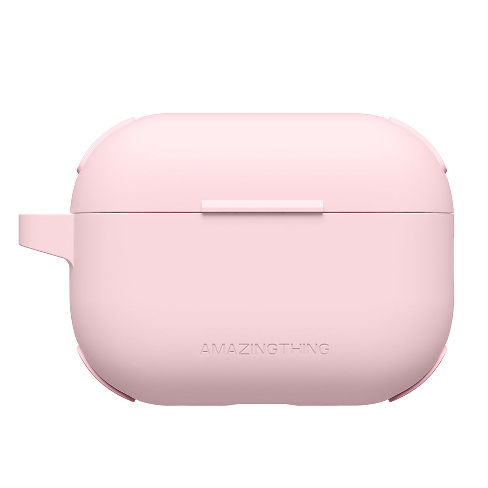 Apple Airpods Pro 2 Amazingthing Airbag Köşe Tasarımlı Omni Serisi Silikon Kapak Pembe
