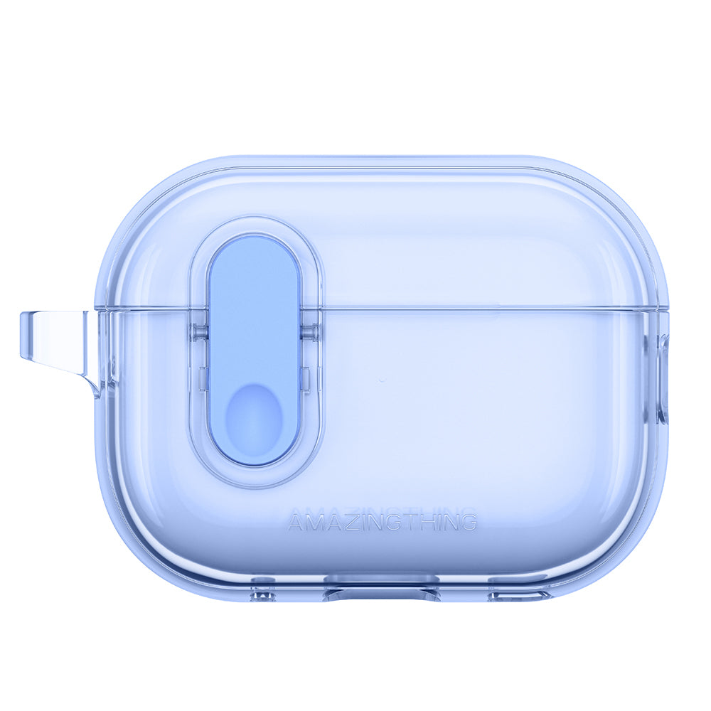 Apple Airpods Pro 2 Amazingthing Magnetik Kilit Tasarımlı Minimal Serisi Kılıf Mavi