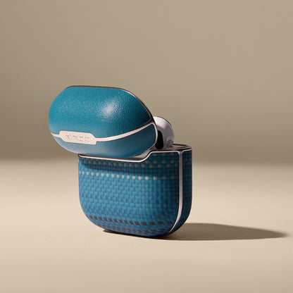 Airpods Pro 2 Kılıf Aramid Fiber Pitaka Tactile Woven Sunset-Moonrise Serisi Kılıf