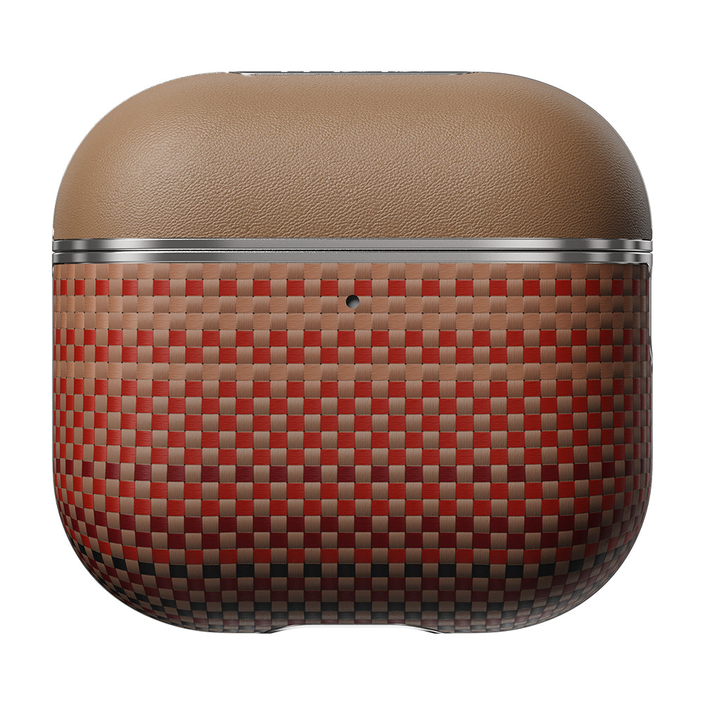 Airpods Pro 2 Kılıf Aramid Fiber Pitaka Tactile Woven Sunset-Moonrise Serisi Kılıf