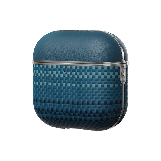 Airpods Pro 2 Kılıf Aramid Fiber Pitaka Tactile Woven Sunset-Moonrise Serisi Kılıf