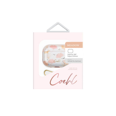 Apple Airpods Pro 2 Kılıf Çayır Çiçeği Desenli Coehl Meadow Kapak Pembe