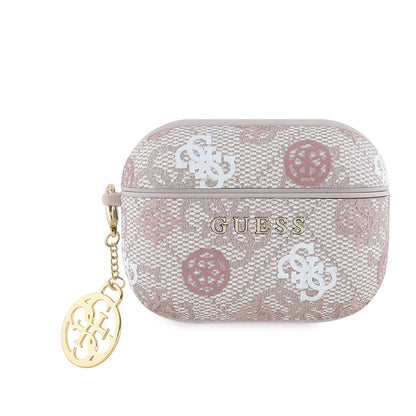 Airpods Pro 2 Kılıf Guess Orjinal Lisanslı 4G Desenli Yazı Logolu Peony Kılıf