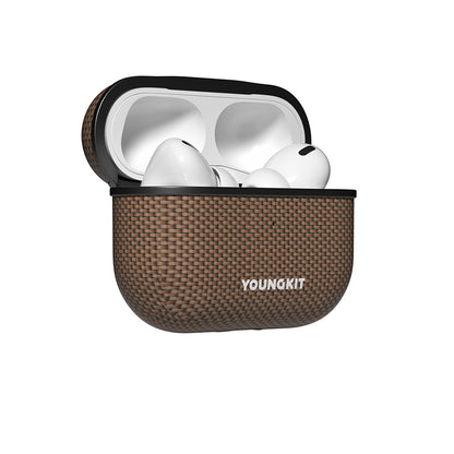 Airpods Pro 2 Kılıf M-safe Şarj Özellikli Aramid Fiber Youngkit 1500D Kevlar Extreme Wing Serisi Kılıf