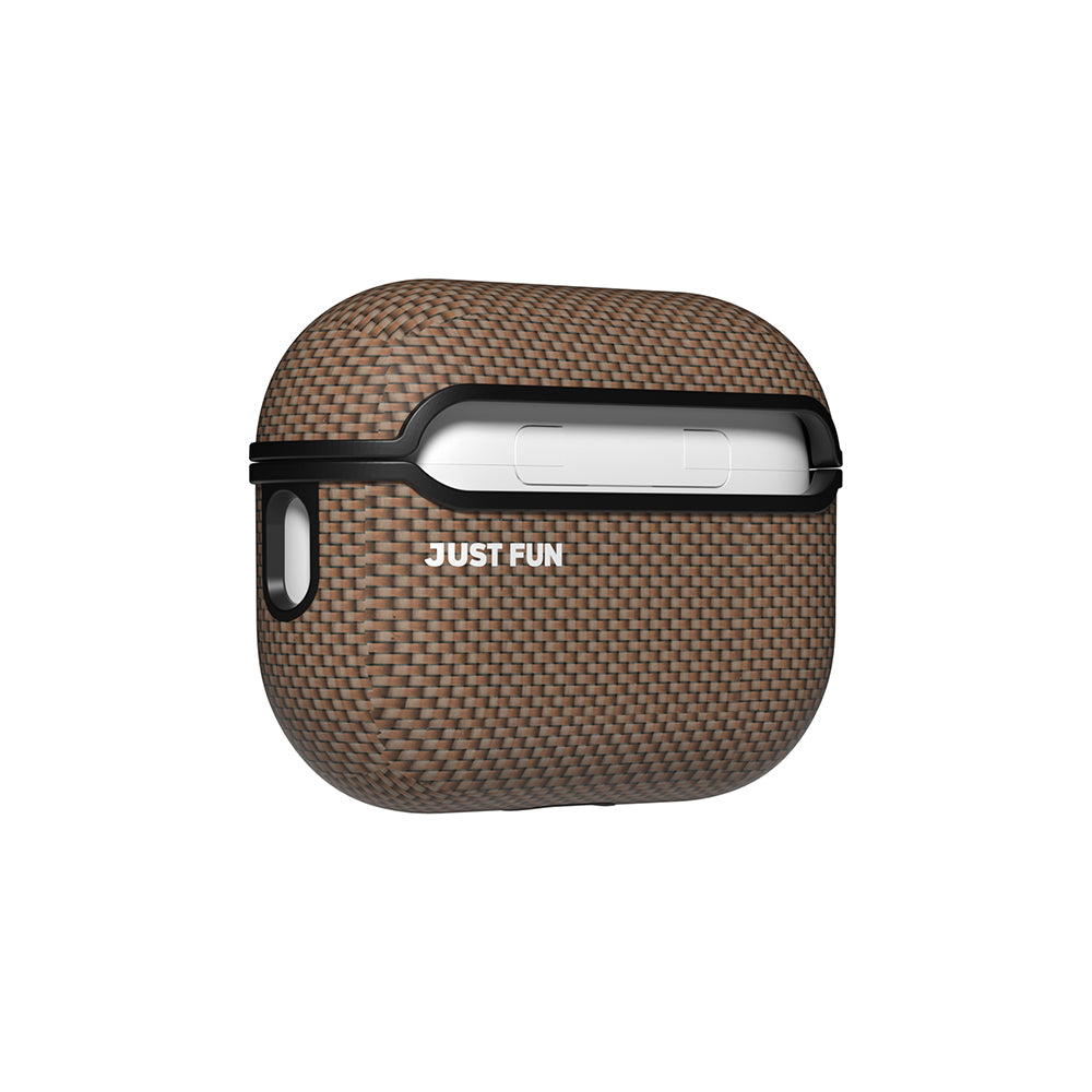 Apple Airpods Pro 2 Kılıf M-safe Şarj Özellikli Aramid Fiber Youngkit 1500D Kevlar Extreme Wing Serisi Kapak Gold
