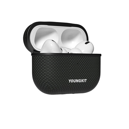 Airpods Pro 2 Kılıf M-safe Şarj Özellikli Aramid Fiber Youngkit 1500D Kevlar Extreme Wing Serisi Kılıf