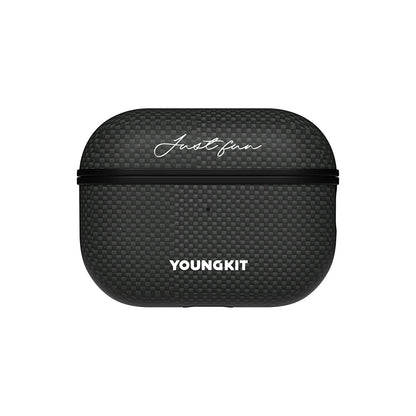 Airpods Pro 2 Kılıf M-safe Şarj Özellikli Aramid Fiber Youngkit 1500D Kevlar Extreme Wing Serisi Kılıf