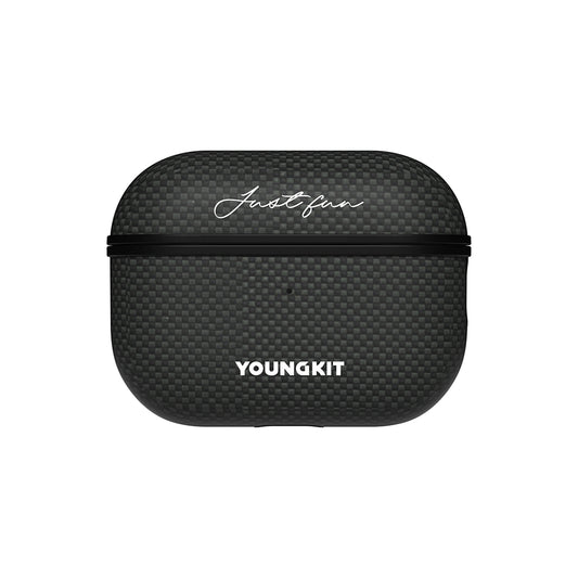 Airpods Pro 2 Kılıf M-safe Şarj Özellikli Aramid Fiber Youngkit 1500D Kevlar Extreme Wing Serisi Kılıf