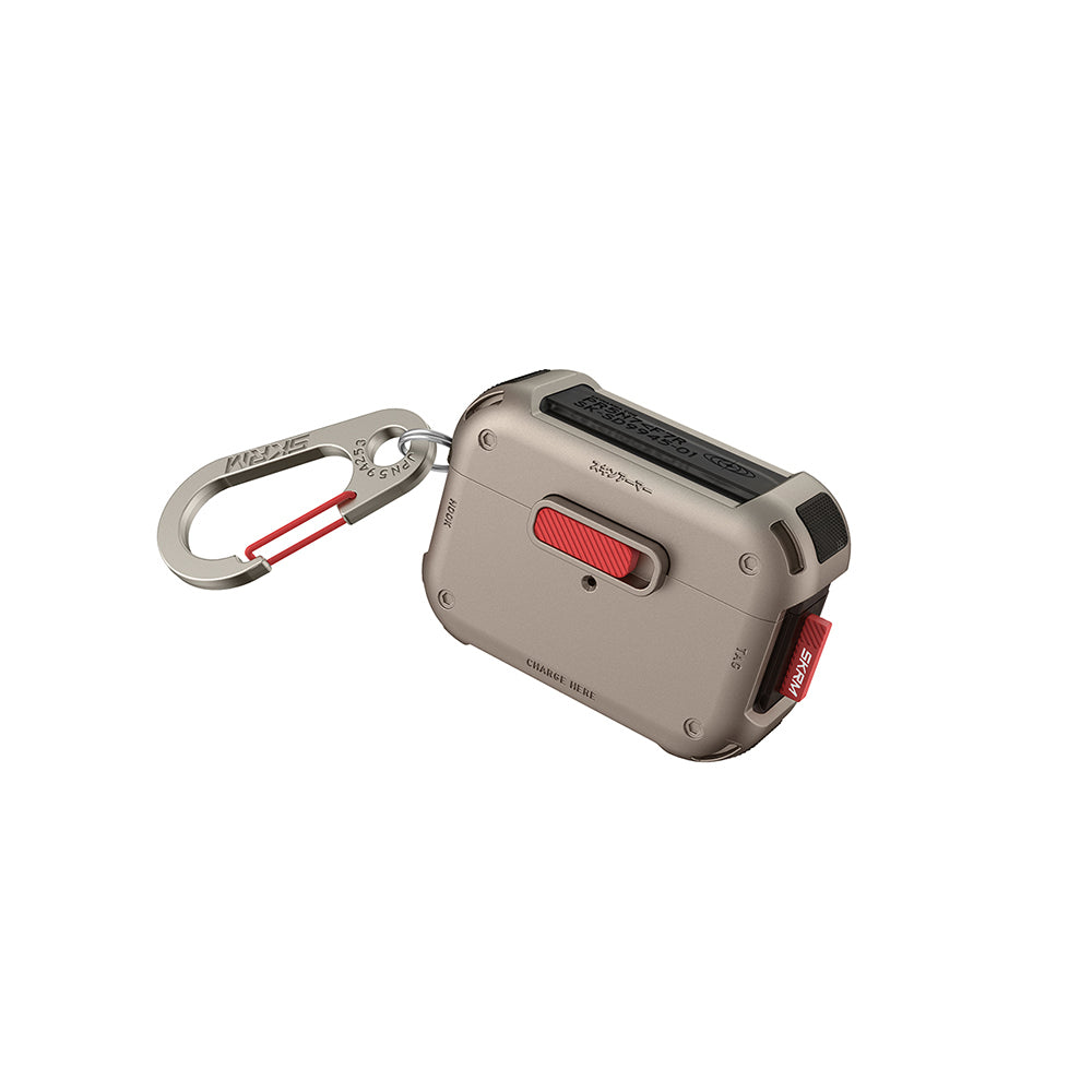 AirPods Pro 2 Kılıf SkinArma Magnetik Kilitli Airbagli Tasarım Mecha Kılıf