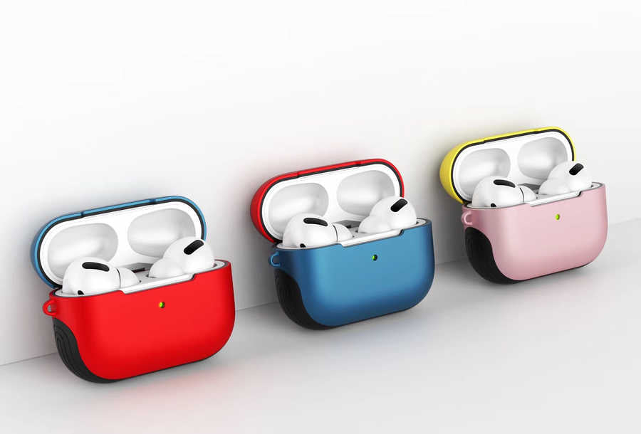 Apple Airpods Pro Kılıf Zore Shockproof Silikon