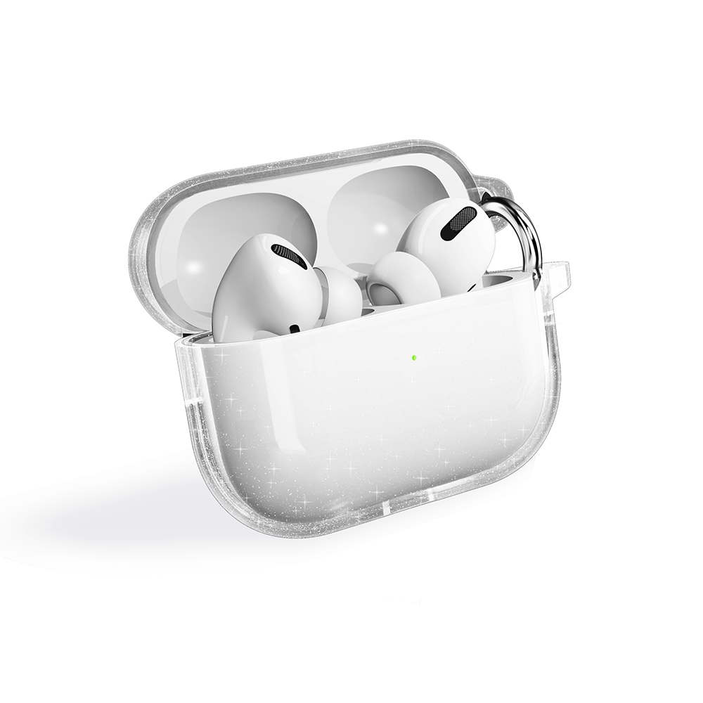 Apple Airpods Pro 2 Zore Allstar Airbag 32 Parlayan Simli Saydam Renkli Kılıf