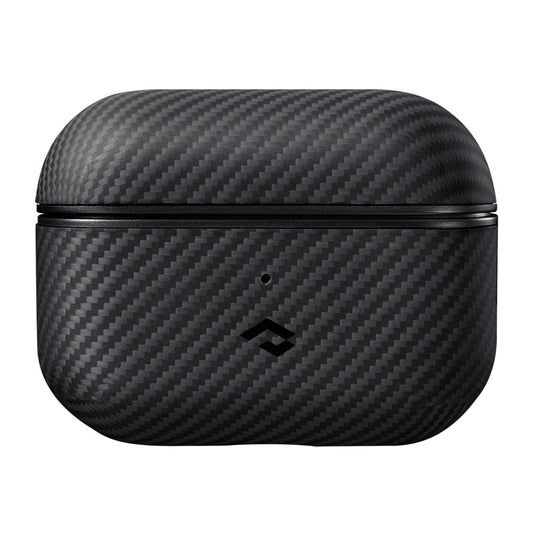 Airpods Pro Kılıf 600D Aramid Fiber Pitaka Classic Serisi Black-Grey Twill Kılıf