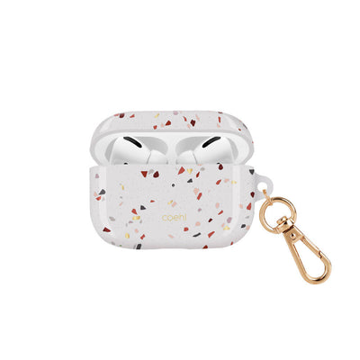 Apple Airpods Pro Kılıf Mozaik Desenli Coehl Terrazzo Kapak Pembe