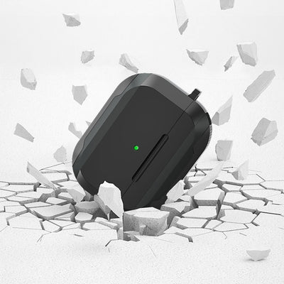 Apple Airpods Pro Kılıf Wiwu JD-102 Defender Anti Shock Koruyucu Kılıf Siyah