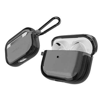 Apple Airpods Pro Raptic Clear Serisi Askı Aparatlı Kulaklık Kılıfı Siyah