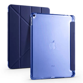 Apple iPad 10.2 2021 (9.Nesil) Kılıf Zore Tri Folding Kalem Bölmeli Standlı Kılıf