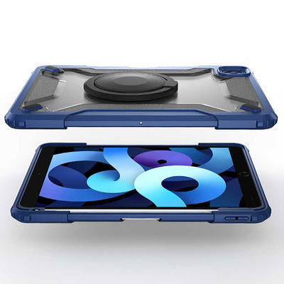 Apple iPad 10.2 2021 (9.Nesil) Wiwu Mecha Dönebilen Standlı Tablet Kılıfı Siyah