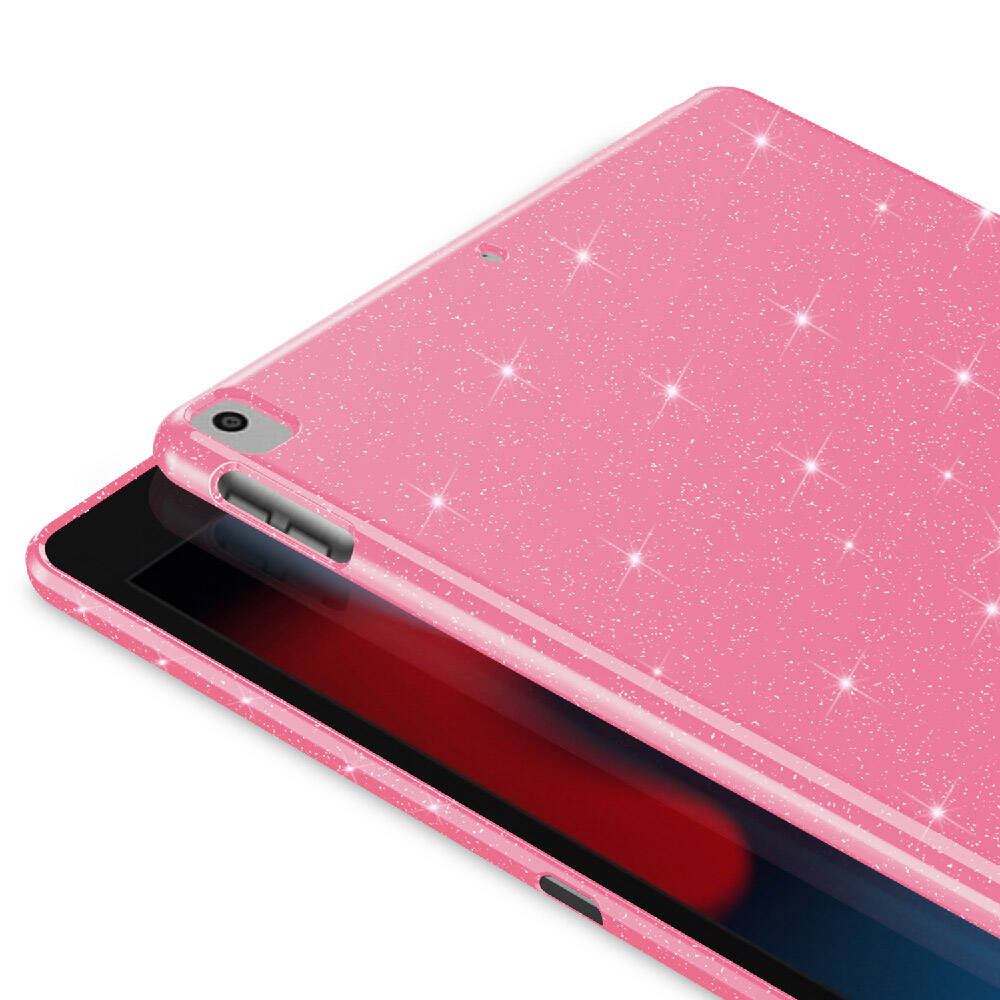 Apple iPad 10.2 2021 (9th Generation) Zore Tablet Koton Case with Glittering Shiny Appearance