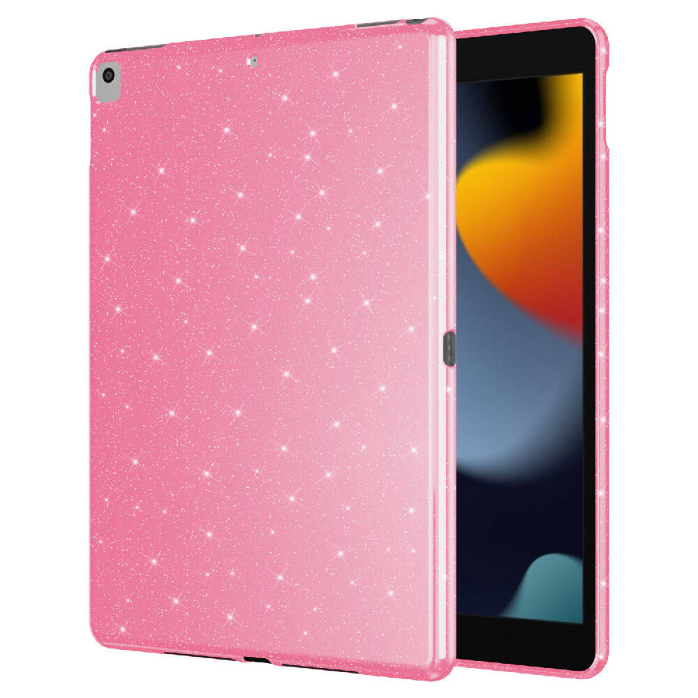 Apple iPad 10.2 2021 (9th Generation) Zore Tablet Koton Case with Glittering Shiny Appearance