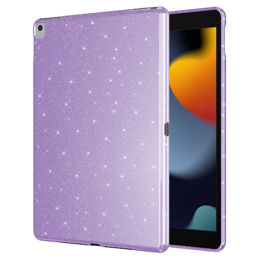 Apple iPad 10.2 2021 (9th Generation) Zore Tablet Koton Case with Glittering Shiny Appearance