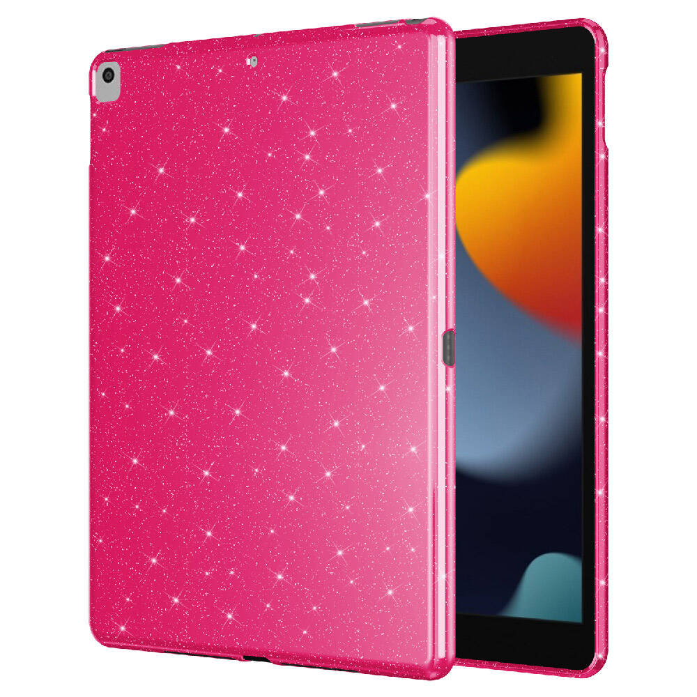 Apple iPad 10.2 2021 (9th Generation) Zore Tablet Koton Case with Glittering Shiny Appearance