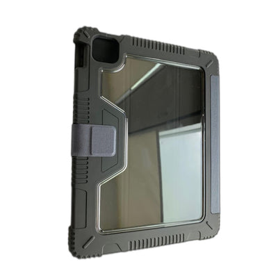 Apple iPad 11.Nesil 2025 Raptic Armor Serisi Airbagli Katlanabilir Standlı Smart Cover Kılıf Siyah