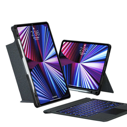iPad 11.Nesil 2025 Wiwu Mag Touch Klavyeli Standlı Kılıf