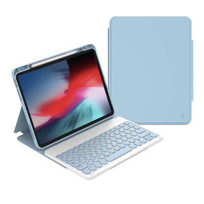 iPad 11.Nesil 2025 Wiwu Protective Gizli Kalem Bölmeli Klavyeli Kılıf