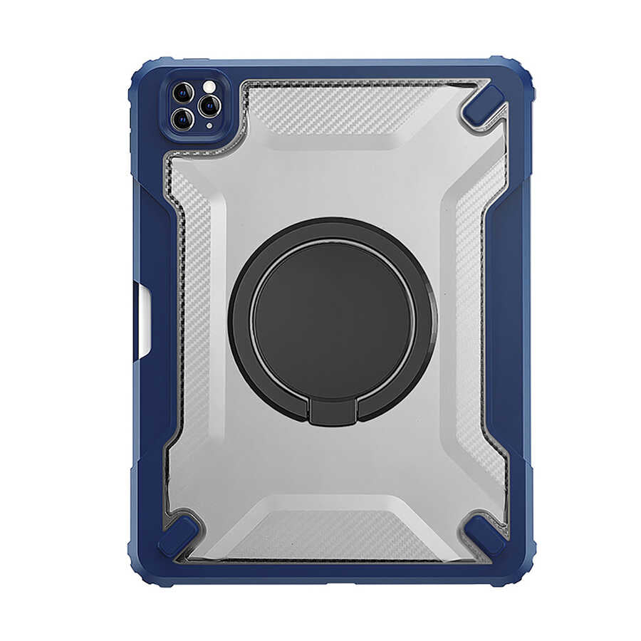 Apple iPad Air 10.9 2020 (4.Nesil) Wiwu Mecha Dönebilen Standlı Tablet Kılıfı Yeşil