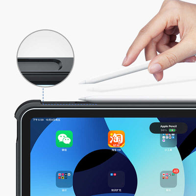Apple iPad Air 10.9 2022 (5.Nesil) Benks Multifunctional Kablosuz Klavyeli Kılıf Siyah