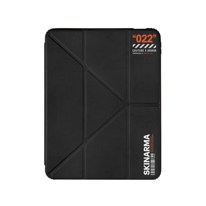 iPad Air 10.9 2022 (5.Nesil) Kılıf SkinArma 360 Tam Koruma Airbagli Arkası Şeffaf Standlı Shingoki Kılıf