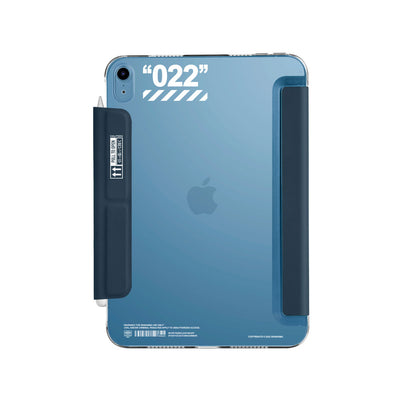 Apple iPad Air 11 2024 Kılıf SkinArma Kalemlikli Arkası Şeffaf Standlı Magnetik Taihi Sora Kılıf Kırmızı