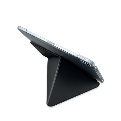 iPad Air 11 2024 Raptic Clear Folio Airbagli Şeffaf Kılıflı Katlanabilir Standlı Kılıf