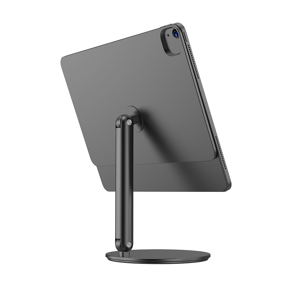 Apple iPad Air 11 2024 Wiwu ZM-310 360 Derece Dönebilen Magnetik Başlıklı Tablet Standı Gri