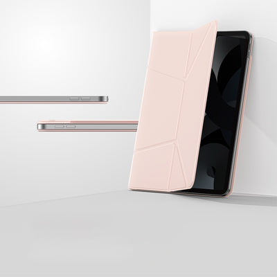 Apple iPad Air 11 2025 M3 Amazingthing Matte Pro Mag Folio Katlanabilir Magnetik Standlı Kılıf Siyah