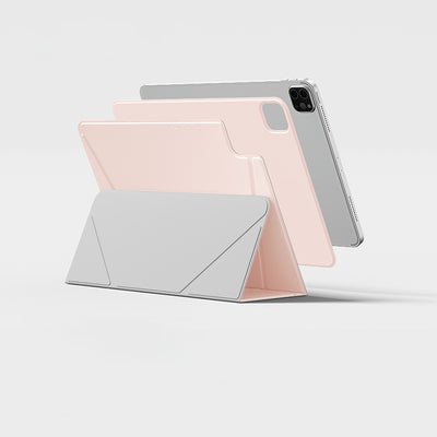 Apple iPad Air 11 2025 M3 Amazingthing Matte Pro Mag Folio Katlanabilir Magnetik Standlı Kılıf Siyah