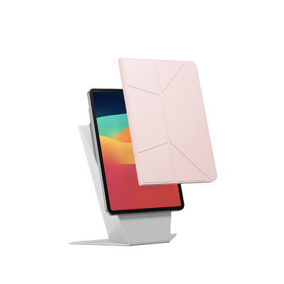 Apple iPad Air 11 2025 M3 Amazingthing Matte Pro Mag Folio Katlanabilir Magnetik Standlı Kılıf Siyah