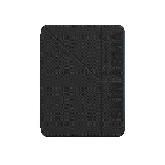 iPad Air 11 2025 M3 Kılıf SkinArma Kabartma Baskı Tasarımlı 360 Tam Koruma Arkası Şeffaf Standlı Gamma Kılıf