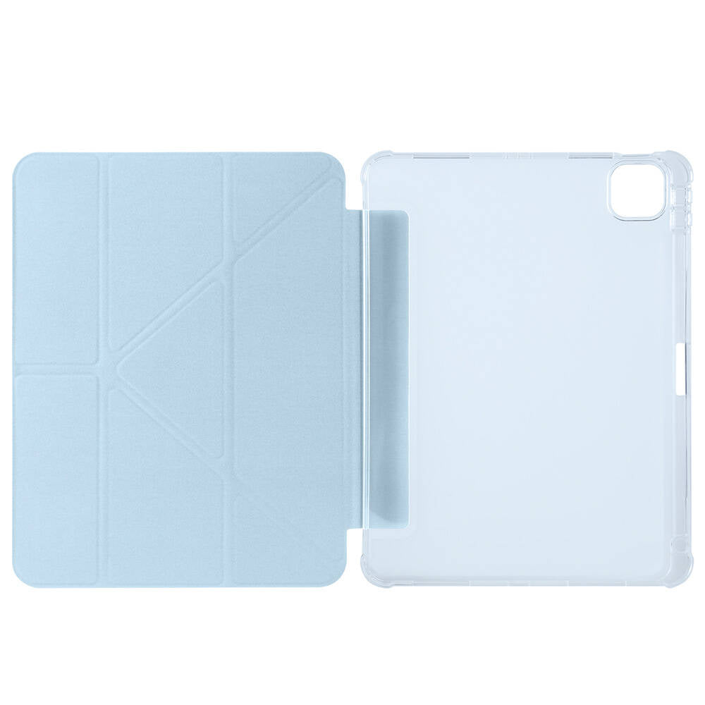 Apple iPad Air 11 2025 M3 Kılıf Zore Tri Folding Kalem Bölmeli Standlı Kılıf Lacivert