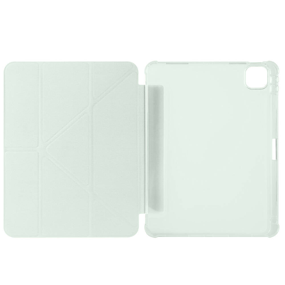 Apple iPad Air 11 2025 M3 Kılıf Zore Tri Folding Kalem Bölmeli Standlı Kılıf Mavi