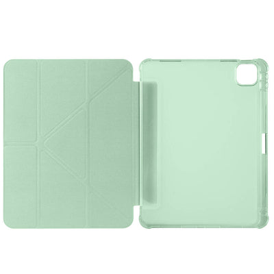 Apple iPad Air 11 2025 M3 Kılıf Zore Tri Folding Kalem Bölmeli Standlı Kılıf Yeşil