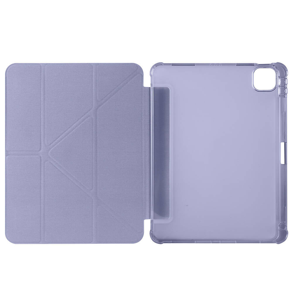 Apple iPad Air 11 2025 M3 Kılıf Zore Tri Folding Kalem Bölmeli Standlı Kılıf Açık Yeşil