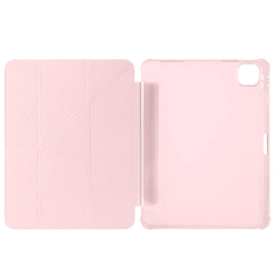 Apple iPad Air 11 2025 M3 Kılıf Zore Tri Folding Kalem Bölmeli Standlı Kılıf Açık Yeşil