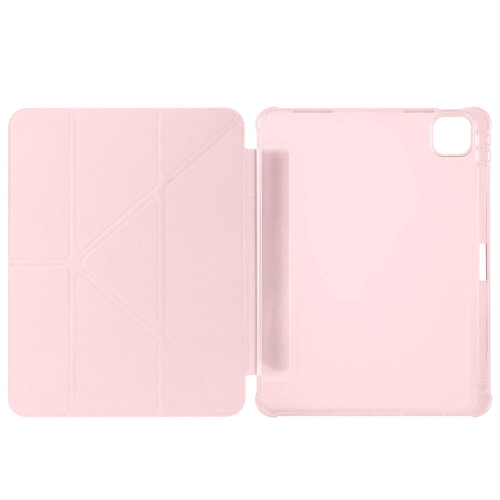 Apple iPad Air 11 2025 M3 Kılıf Zore Tri Folding Kalem Bölmeli Standlı Kılıf Mor