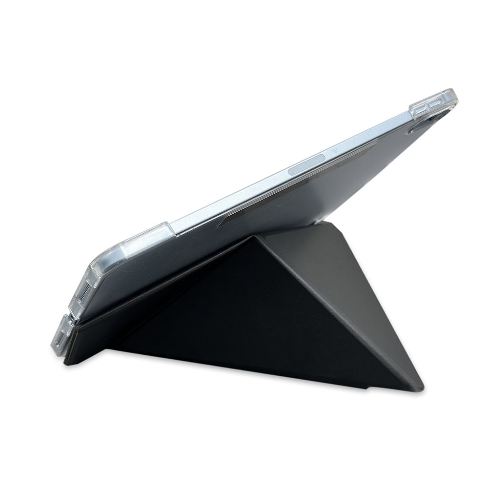 iPad Air 11 2025 M3 Raptic Clear Folio Airbagli Şeffaf Kılıflı Katlanabilir Standlı Kılıf