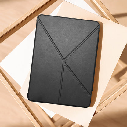 iPad Air 11 2025 M3 Raptic Clear Folio Airbagli Şeffaf Kılıflı Katlanabilir Standlı Kılıf